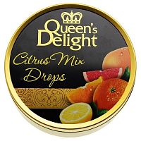 Леденцы Queen's Delight Цитрусовые фрукты ж/б 150г