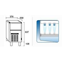 Льдогенератор SIMAG SDN 35W