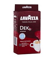 Кофе молотый Lavazza Dek Intenso Decaffeinato, 250 г в/у