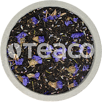 Чай чёрный ароматизированный Teaco Лаванда с черным индийским чаем вереском и незабудкой 100 г