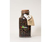 Черный  ароматизированный сокочай beFRUITbe Ананас. Клубника,Мята 120 гр.