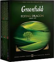 Чай в пакетиках Greenfield  Flying Dragon (Флаинг Драгон) 100 пак.набор 2 упаковки.