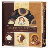 Набор печенье с карамельной начинкой Santa Bakery Assorted Biscuits 345 г