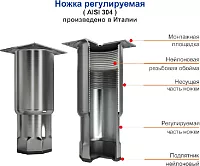 Холодильный стол Hicold SLE2-11GN (1/6) для салатов с крышкой