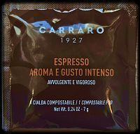 Кофе в чалдах Carraro Aroma e Gusto  Intenso 150 шт/уп  7 гр