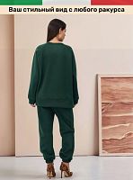 Костюм спортивный зеленый утепленный Rose&Mose RM101 оверсайз M (р 44-46)