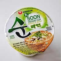 Лапша быстрого приготовления Nongshim с овощами Сун Веги (в стакане) 67 гр 2 штуки