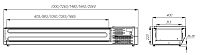 Холодильная витрина настольная Полюс A40 SM 1,2 0430 (Carboma VT2-G)