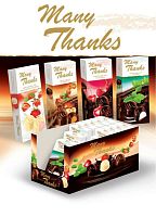 Шоколад Luzyckie Praliny Many Thanks пралине с начинкой йогурта и клубники 115 г