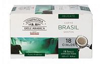 Кофе в чалдах Compagnia Dell` Arabica Brasil Santos (18 шт. х 6,7 гр.)