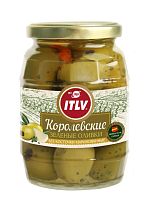 Оливки маринованные без косточки ITLV 3 банки по 370 мл