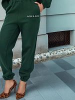 Костюм спортивный зеленый утепленный Rose&Mose RM101 оверсайз M (р 44-46)