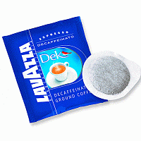 Кофе в чадлах Lavazza Dek paper pod 7,2 гр.х 18 штук в упаковке