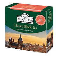 Чай черный Ahmad Tea Classic Black (Классический Черный Чай) 40 пакетиков