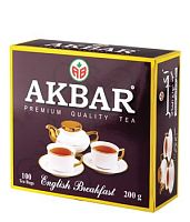 Чай Akbar ENGLISH BREAKFAST 100 пак.*2 г с/я (12)