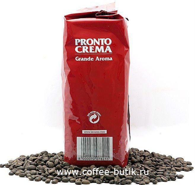 Кофе в зернах Lavazza Pronto Crema (Пронто Крема) 1 кг