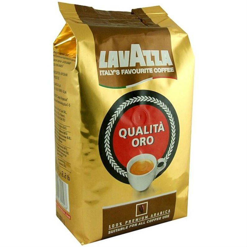 Кофе в зернах Lavazza Qualita Oro (Квалита Оро) 1 кг