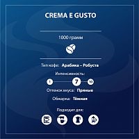 Кофе в зернах Lavazza Crema E Gusto Espresso 1 кг