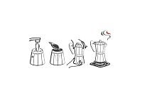 Кофеварка гейзерная GAT DELIZIA 6 cups