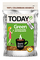 Кофе растворимый сублимированный Today Green 75 г