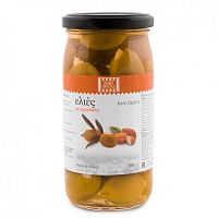 Оливки Just Greece фаршированные миндалем 360 г