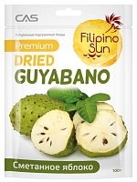 Фрукты сушеные Filipino Sun сметанное сушеное яблоко 100 гр набор 2 пачки