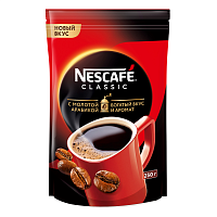 Кофе растворимый сублимированный Nescafe Classic 250 г м/у с молотым