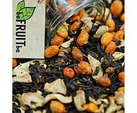 Черный ароматизированный сокочай beFRUITbe Имбирь, Облепиха, Корица 120 гр.