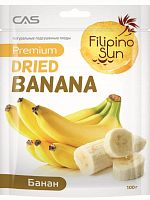 Фрукты сушеные Filipino Sun сушеный банан 100 гр набор 2 пачки