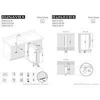 Винный шкаф Dunavox DAU-9.22SS