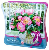 Чай черный Betford Шкатулка Пионы Pekoe  ж/б 150 гр