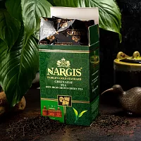 Чай зеленый Nargis Green Tea среднелистовой 250 гр.