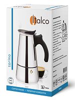 Кофеварка гейзерная ITALCO TORINO на 6 порций 240 мл