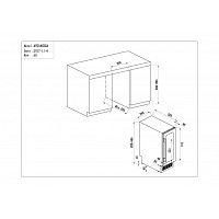 Винный шкаф Avintage AVU18CDZA