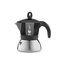Гейзерная кофеварка Bialetti Moka Induction Black 6 cups (240 мл.) 4813