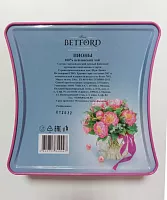 Чай черный Betford Шкатулка Пионы Pekoe  ж/б 150 гр