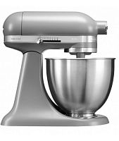 Планетарный миксер KITCHENAID MINI ARTISAN 3.3Л матовый серый 5KSM3311XEFG