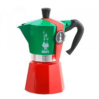 Гейзерная кофеварка Bialetti Moka Express Italia Collection на 3 чашки