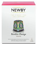 Чай NEWBY Ройбос Апельсин 15 шелковых пирамидок фруктовый 38 гр.
