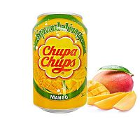 Газированный безалкогольный напиток Chupa Chups со вкусом манго, 345 мл