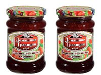 Варенье Домашние традиции Клубника 320 гр набор 2 банки